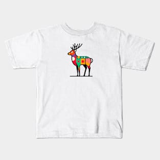 Deer Color Palette Kids T-Shirt